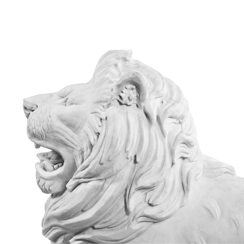 Статуэтки декоративные металлические 2 шт серебряные Lion EICHHOLTZ EICHHOLTZ 062742 Белый  - Вид №8