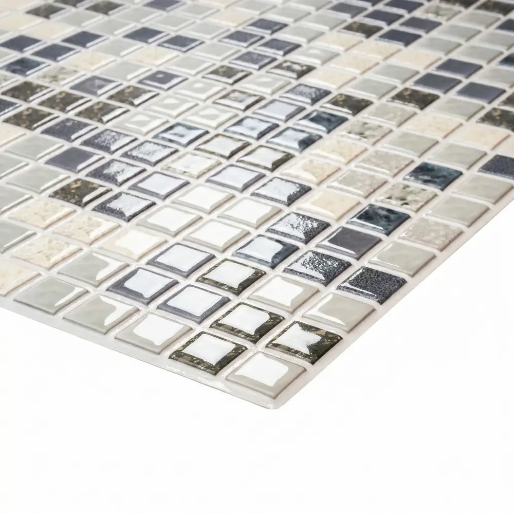 Панель ПВХ Мозаика Дымчатый кварц 3x960x480 мм 0.46 м² Santreyd STLM-2168511 - Вид №3