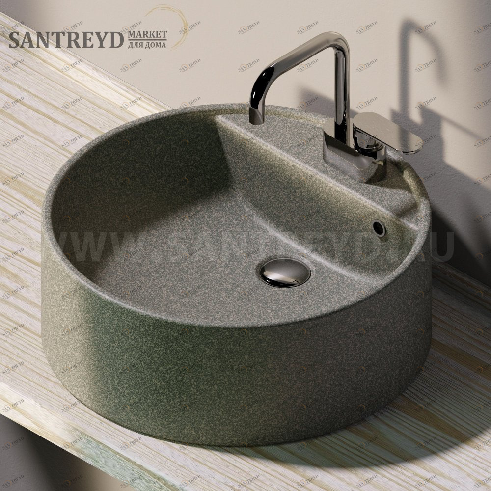 5050A7037 Накладная раковина на столешницу  круглая Ceramica Flaminia Twin