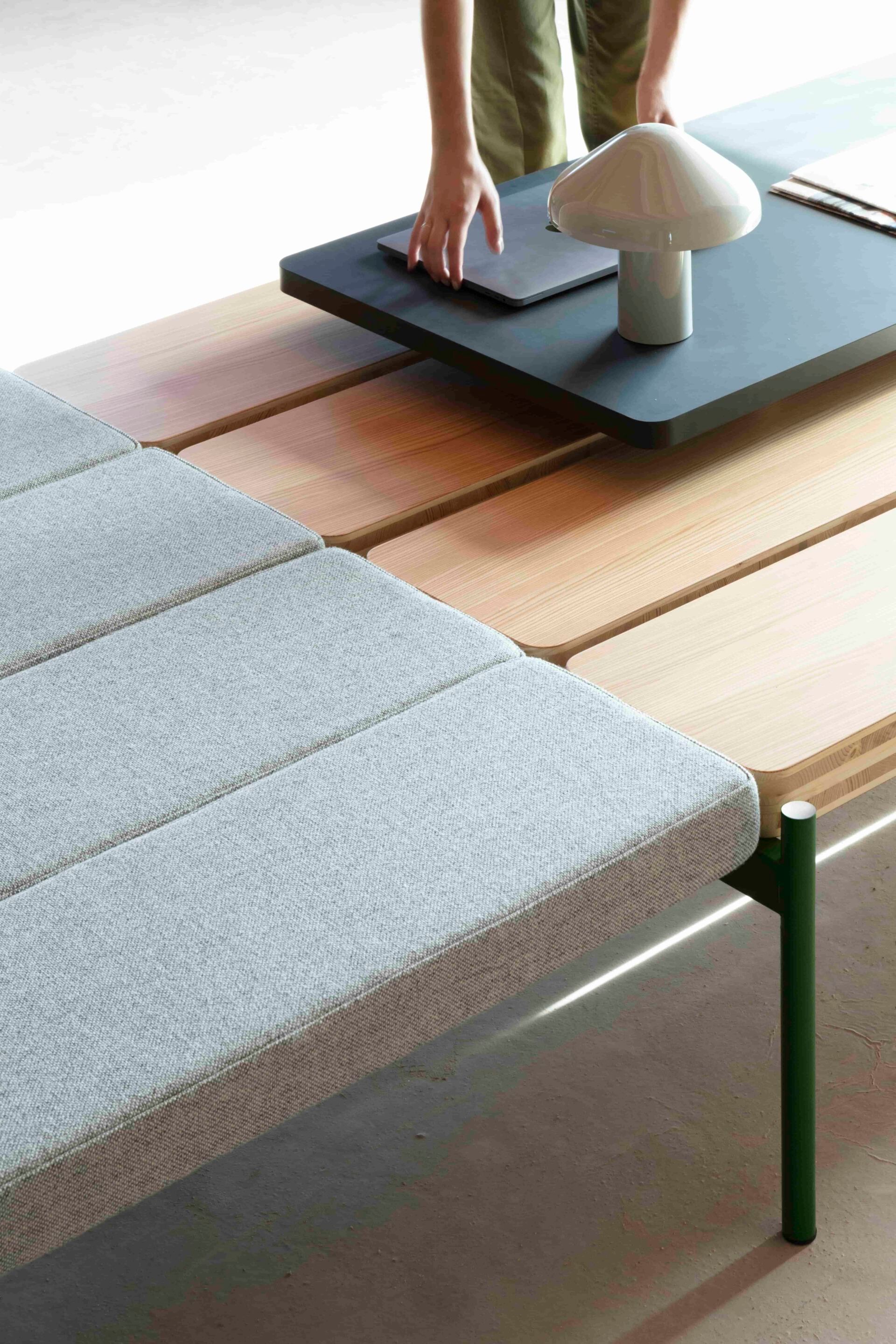 Модульная мягкая скамейка из ткани Established&Sons Island ARCH-00100058 - Вид №30