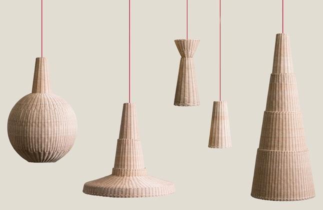 Bottega Intreccio Подвесной светильник из лозы Caratteri L004  - Вид №3