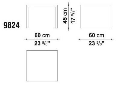 Maxalto Квадратный деревянный журнальный столик Arkè sun-id-1499374 - Вид №1