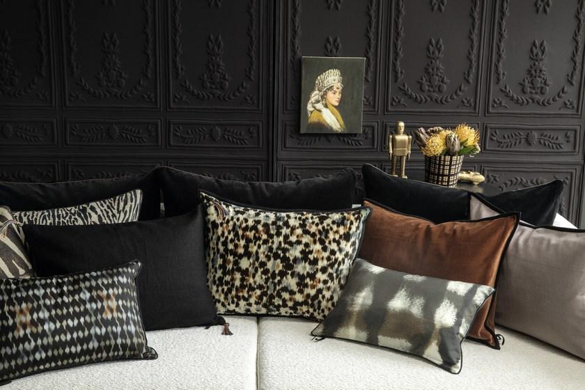 Élitis Прямоугольная подушка из льна со съемным чехлом Tiger sun-id-1503389 - Вид №2