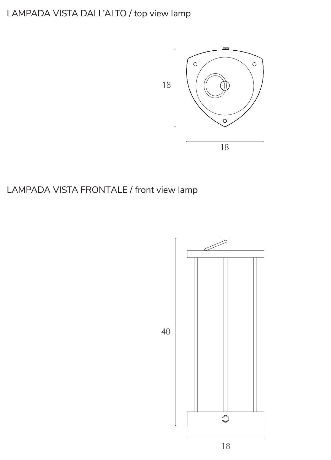 Настольная лампа с регулируемой яркостью из метакрилата с USB-зарядкой RIFLESSI GIÒ GIÒ T ARCH-00140914 - Вид №3