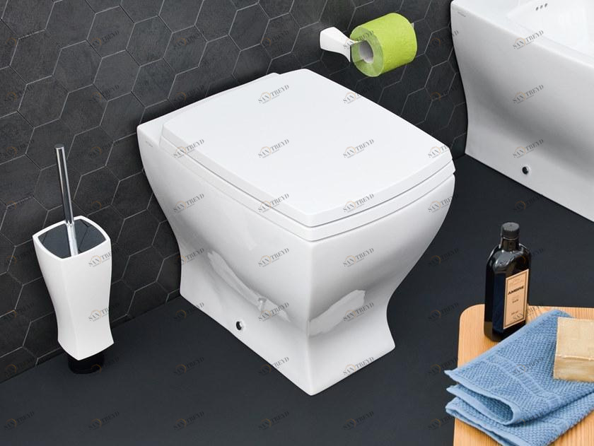 Приставной унитаз напольный Белый ArtCeram JAZZ Италия sun-id-1495929