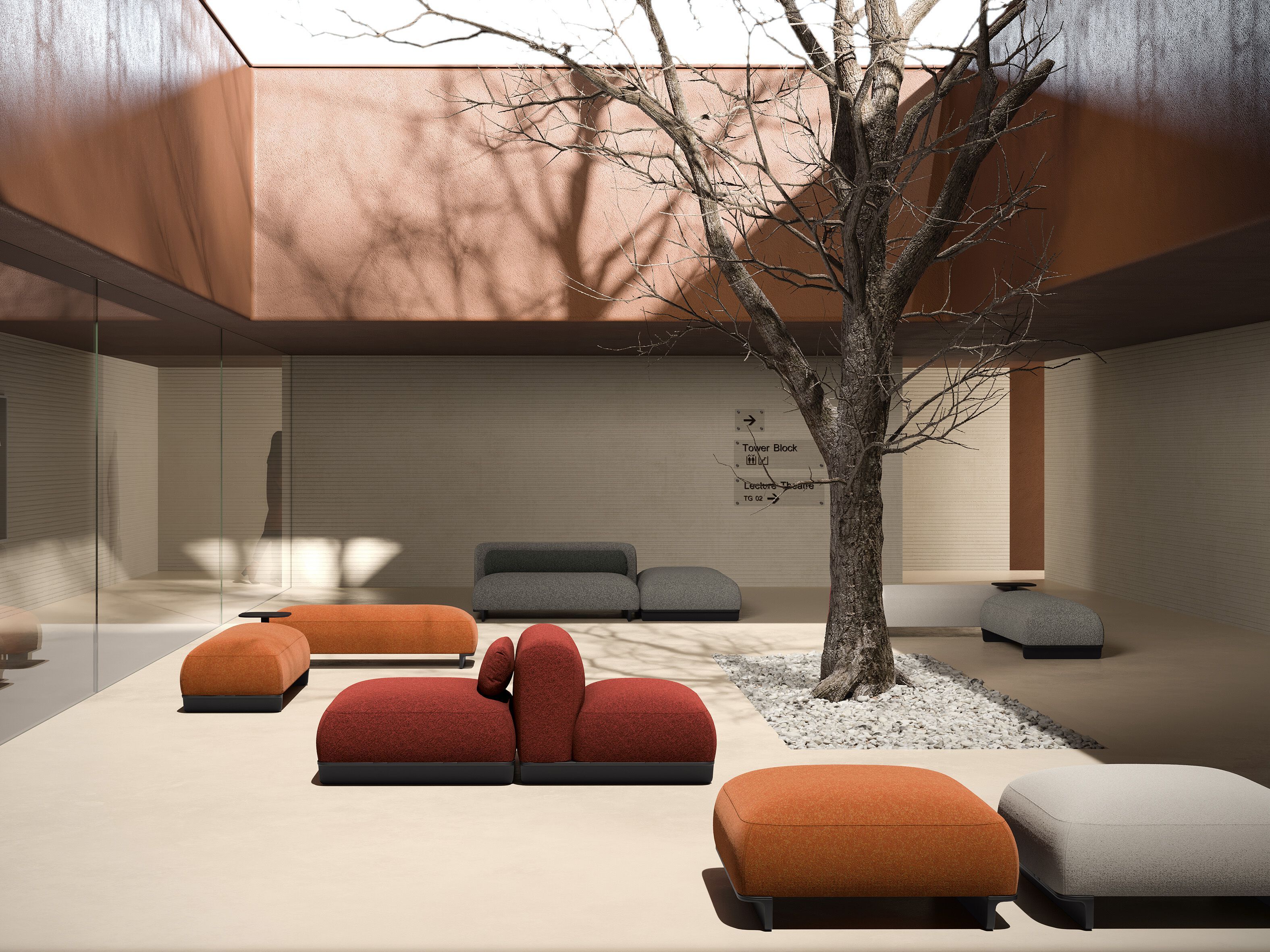 Ткань сад пуфик Arper Ralik ARCH-00079598 - Вид №3