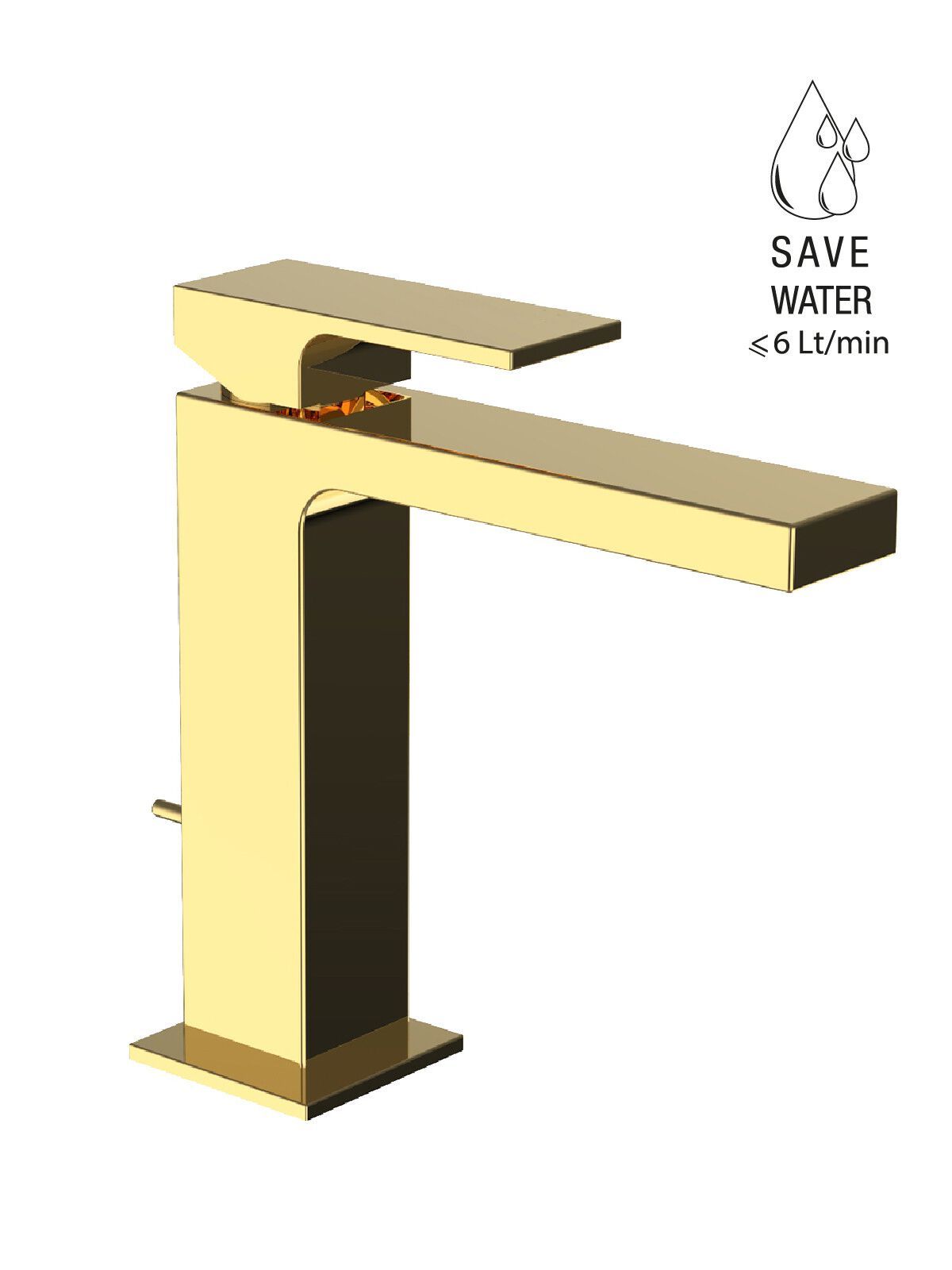 Однорычажный смеситель для раковины с раковиной Rubinetterie Frattini Vita Due ARCH-00058733 - Вид №2