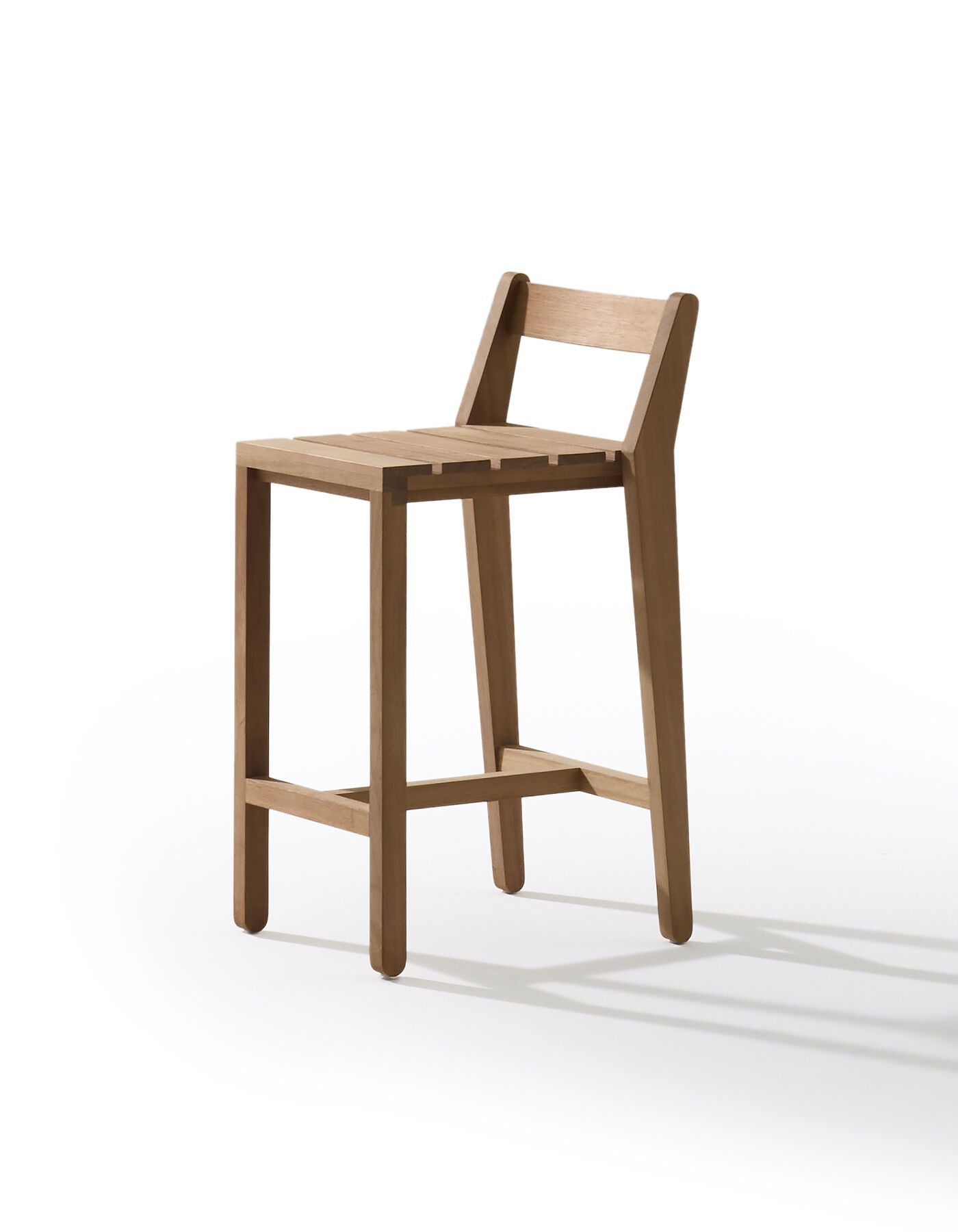 Высокий садовый стул в ироко RODA Zania ARCH-00040140 - Вид №1