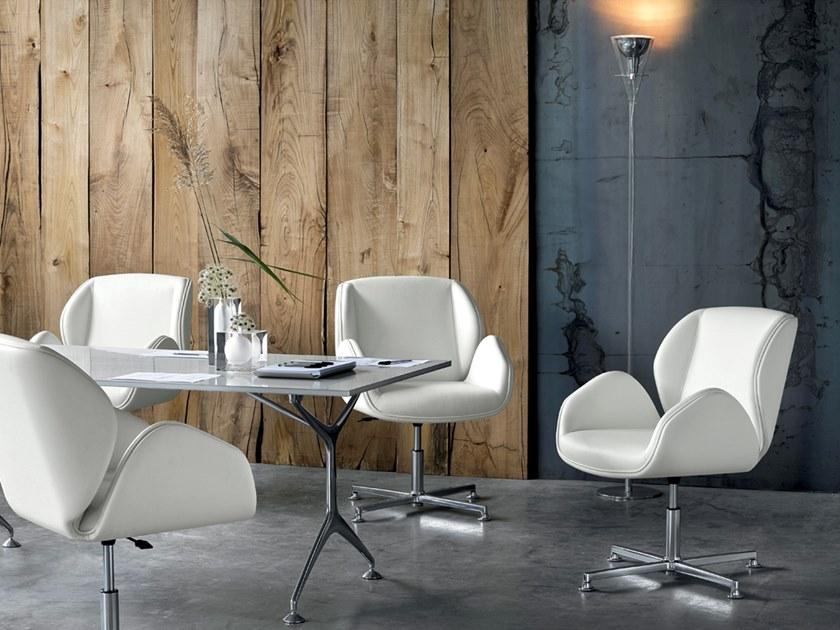 VAGHI Кресло на 4 спицы с подлокотниками Suoni guest Sio6k/sio6v - Вид №3