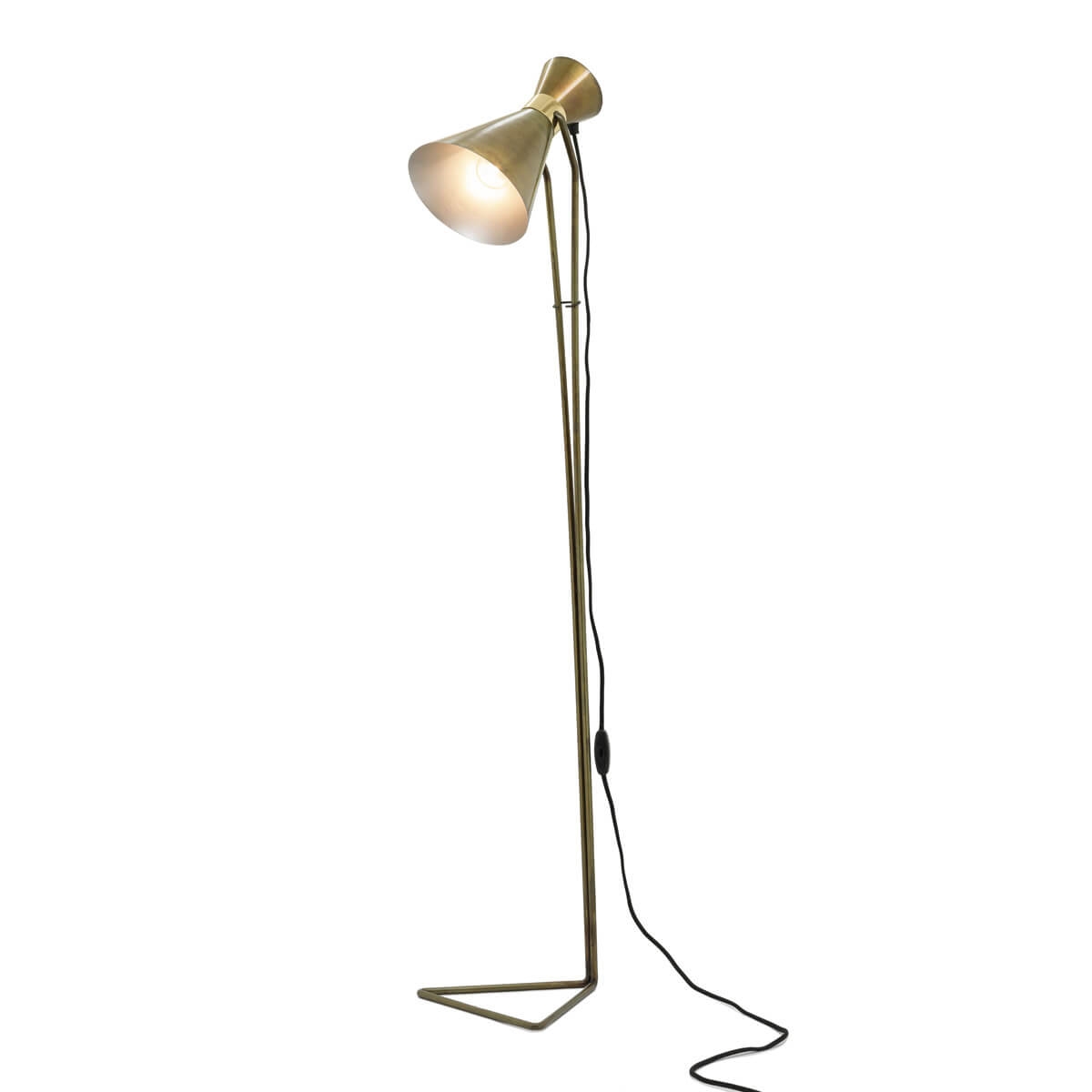 500293-A2 ABHIKA ЧТЕНИЕ НАПОЛЬНОЙ ЛАМПЫ ZINC/GOLD 