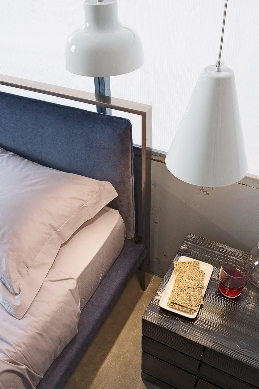 Capo d’Opera Металлическая кровать с мягким изголовьем Shine sun-id-1463330 - Вид №2