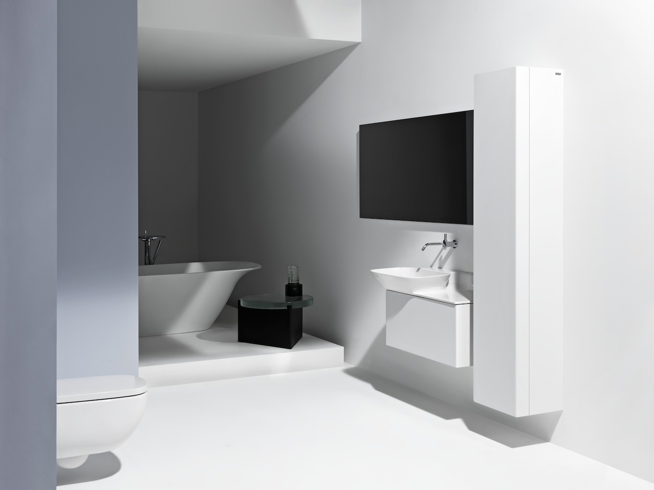 H8206917160001 Подвесной безободковый унитаз-биде с пультом дистанционного управления, с сиденьем и крышкой LAUFEN PRO - Вид №20