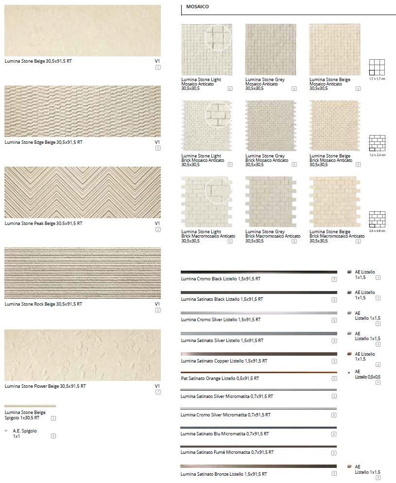 FAP ceramiche Трехмерное покрытие Lumina stone sun-id-1373005 - Вид №15