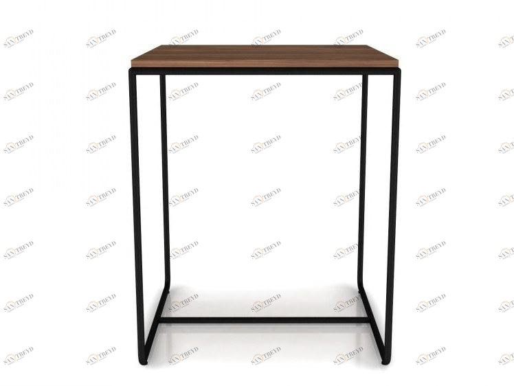 Huppé Прямоугольный высокий журнальный столик из орехового дерева Linea 2372 HUPPE