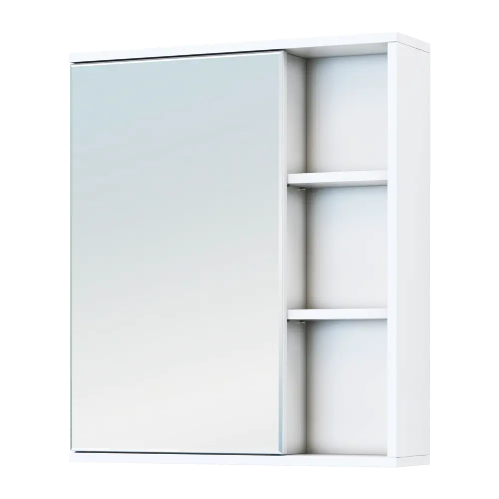 Зеркальный шкаф Vigo Milk 60 для ванной с полками 83515684 STLM-0041648 - Вид №4