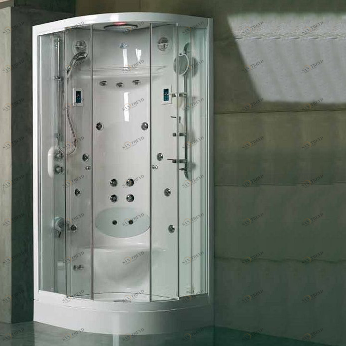 Душевая кабина угловая с гидромассажем Box Iki Standart Karolitalia BLUBLEUBOXIKISTANDART