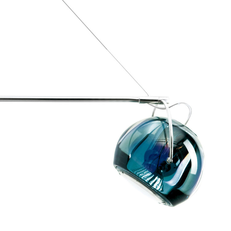 Светильник настенный синий Fabbian D57D0331 FABBIAN  00-3882498 Синий  - Вид №1