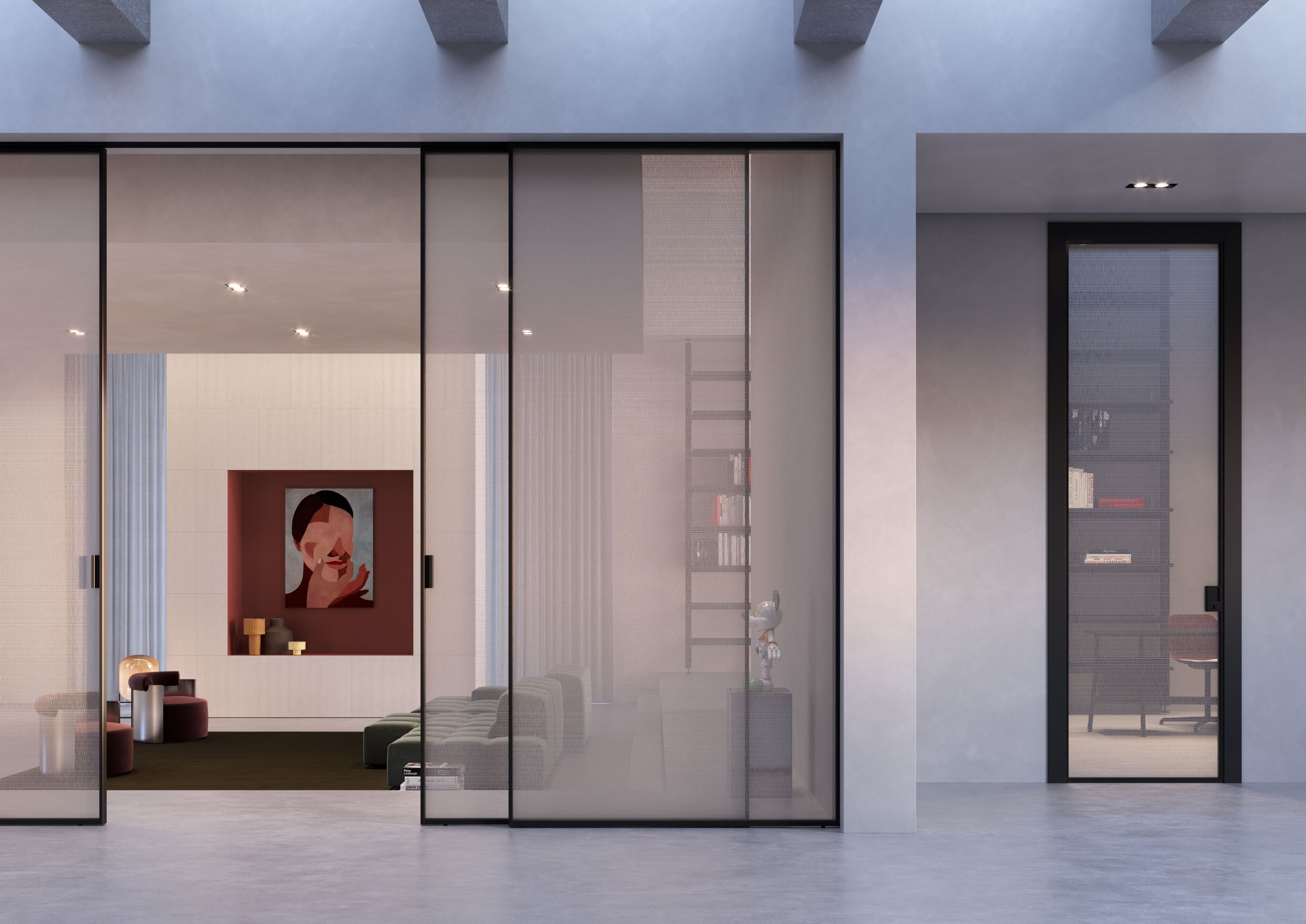 Дверь из закаленного стекла FERREROLEGNO декорации ARCH-00095112 - Вид №1