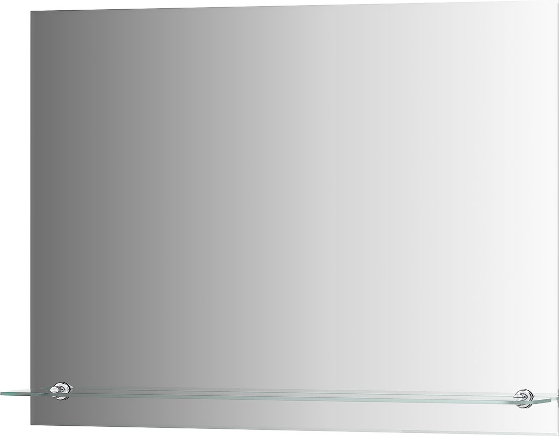 BY 0516 Зеркало с фацетом 5 mm и полочкой 80 cm EVOFORM Attractive