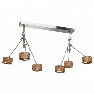 Подвесная светодиодная люстра De Markt Чил-аут 725010306 DE MARKT ДИЗАЙНЕРСКИЕ, ЧИЛ-АУТ 220473 Коричневый