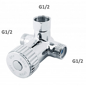 6990320 Варион Краны порционно-нажимные для душа Public Steel