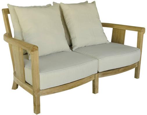 Il Giardino di Legno 2-местный садовый диван из дерева Saint laurent 234 - Вид №1