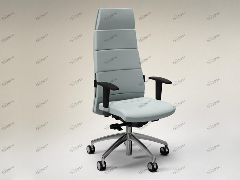 FANTONI Кожаное кресло для руководителя с 5 спицами и подлокотниками Seating system sun-id-1448748
