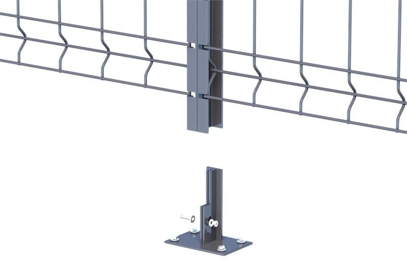 Ferro Bulloni Фасонный столб для металлических заборов Pali per recinzioni con reti metalliche sun-id-1419978 - Вид №2