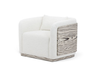 Кресло зебрано с подлокотниками