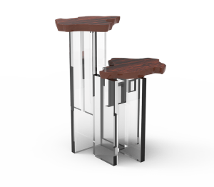 0-134 Приставной столик из палисандра Моне Boca Do Lobo