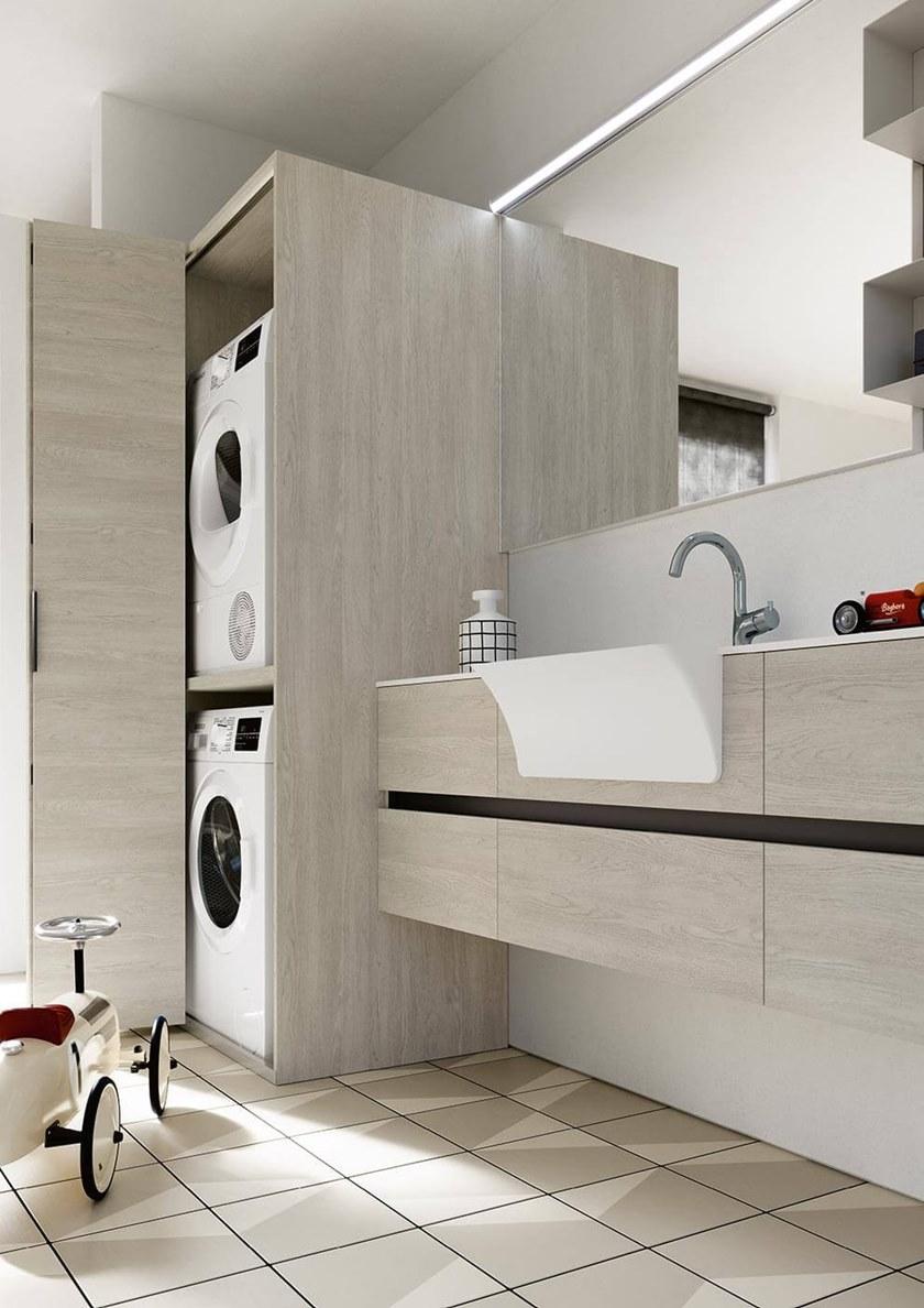 RAB Arredobagno Постирочный шкаф с раковиной для стиральной машины Thai sun-id-1375532 - Вид №2