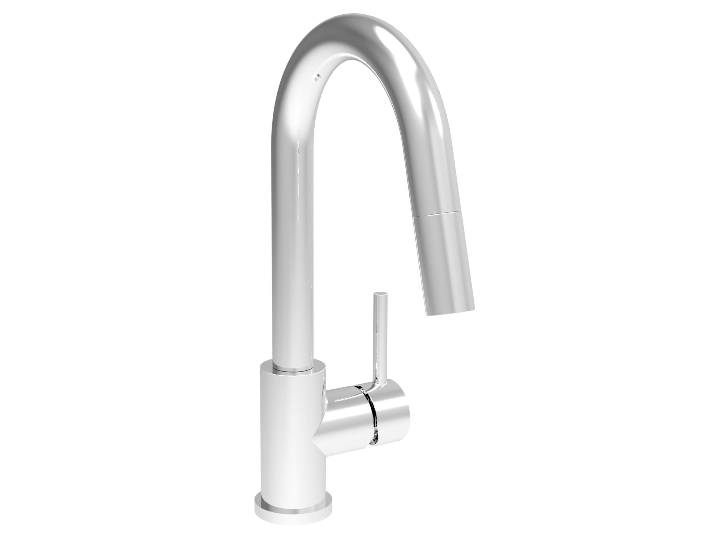 Смеситель для кухни на столешнице со съемным ручным душем BARIL Unick ARCH-00088494