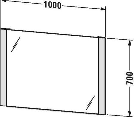 Duravit Зеркало в ванной со встроенной подсветкой Luci e specchi sun-id-1466133 - Вид №12