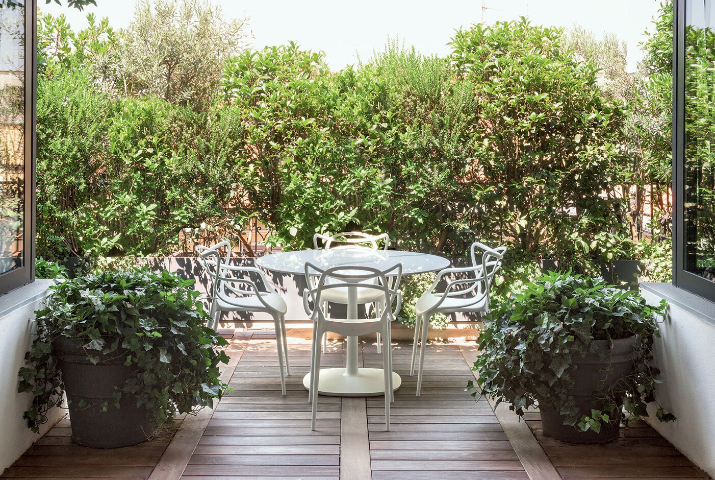 Штабелируемый стул из инженерного пластика с подлокотниками Kartell Masters ARCH-00054309 - Вид №6