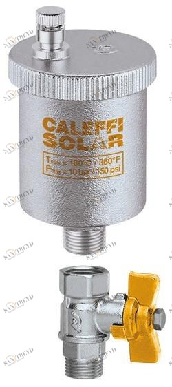 CALEFFI Автоматический воздушный клапан для солнечных систем Caleffi solar® sun-id-1364950