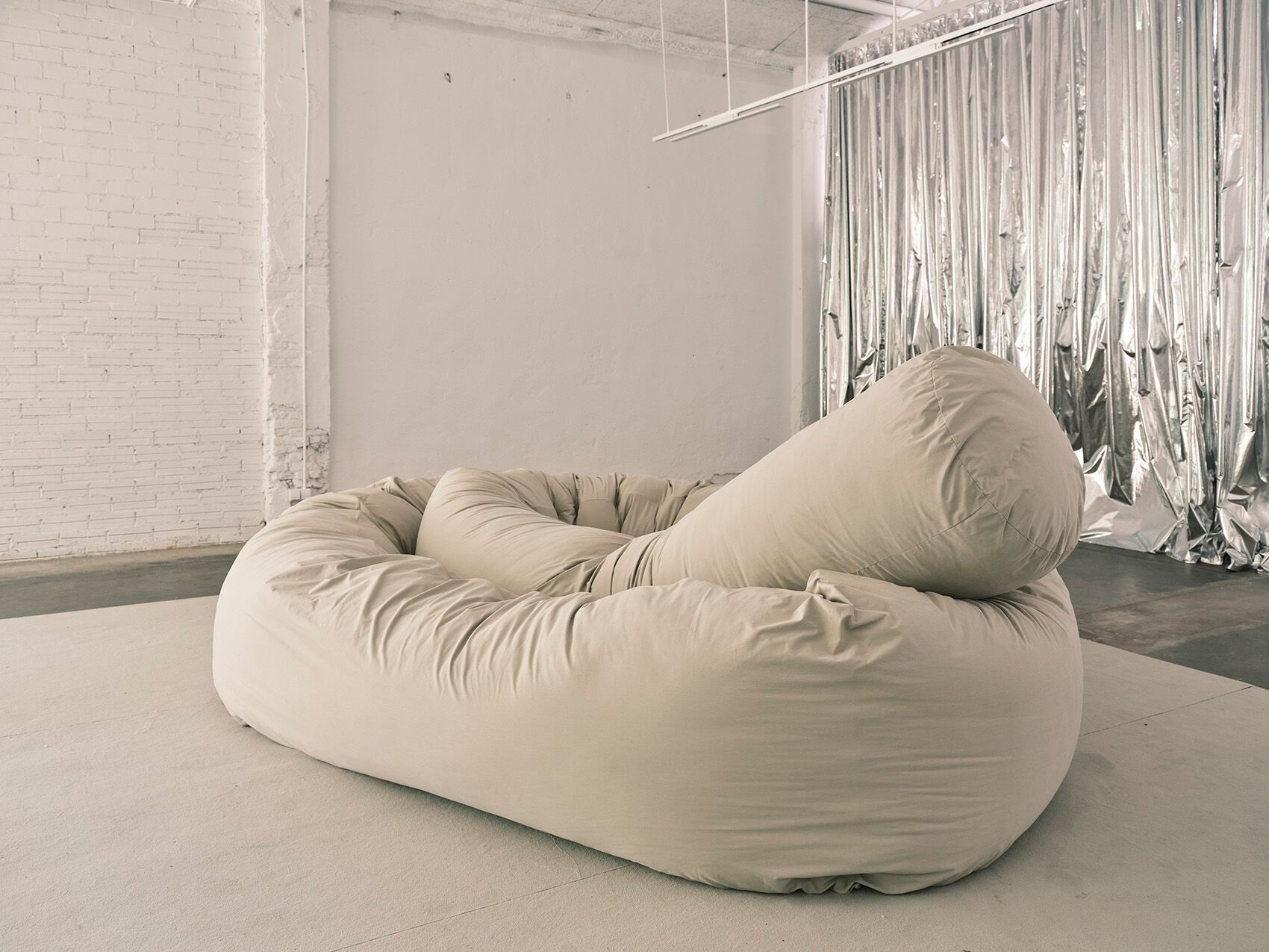 Трансформируемый диван из полиэфирного волокна BD Barcelona SAUSAGE ARCH-00022982 - Вид №21