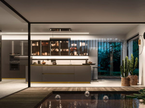 Встроенная кухня с островом