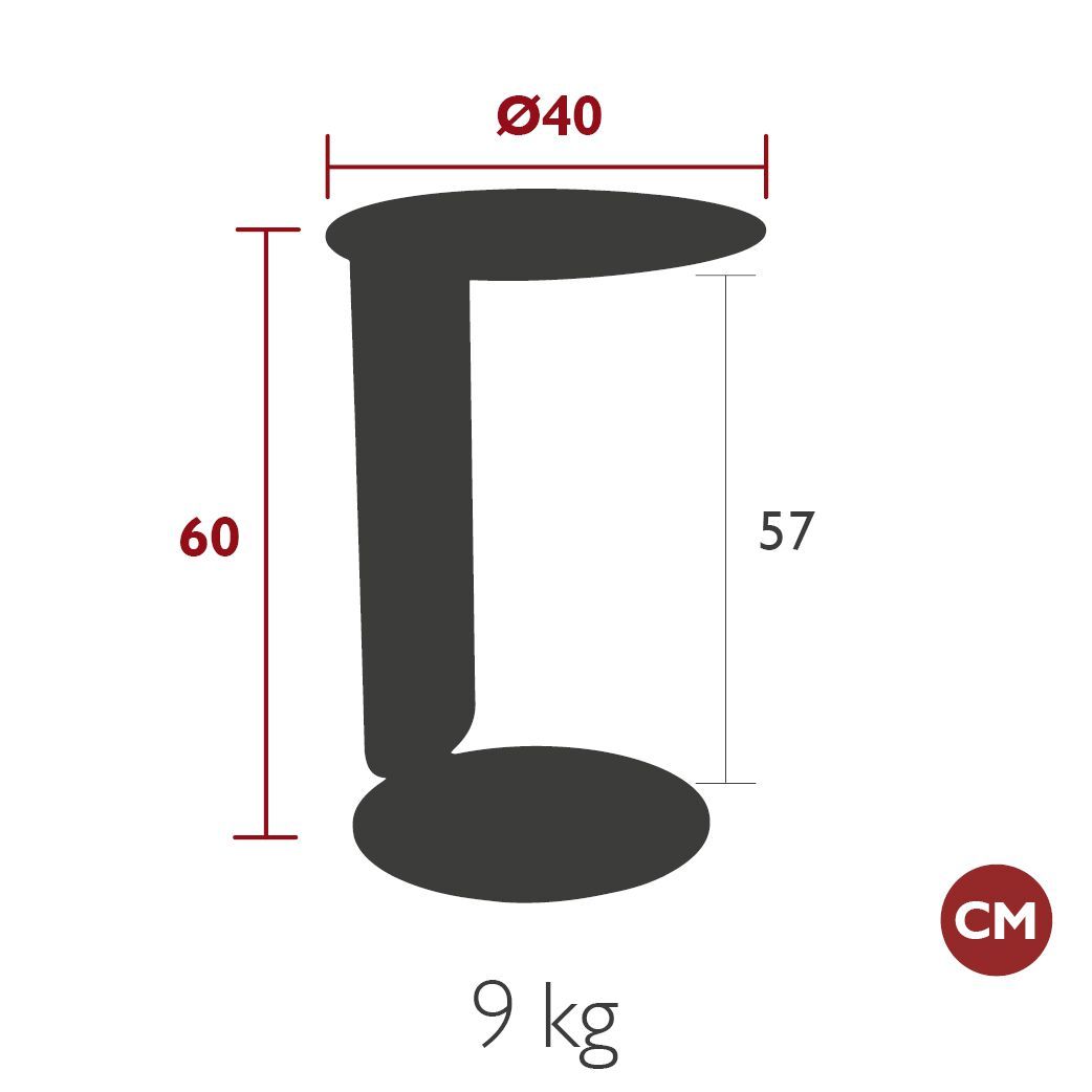 Алюминиевый круглый стол для сервировки сада Fermob ARCH-00125464 - Вид №2