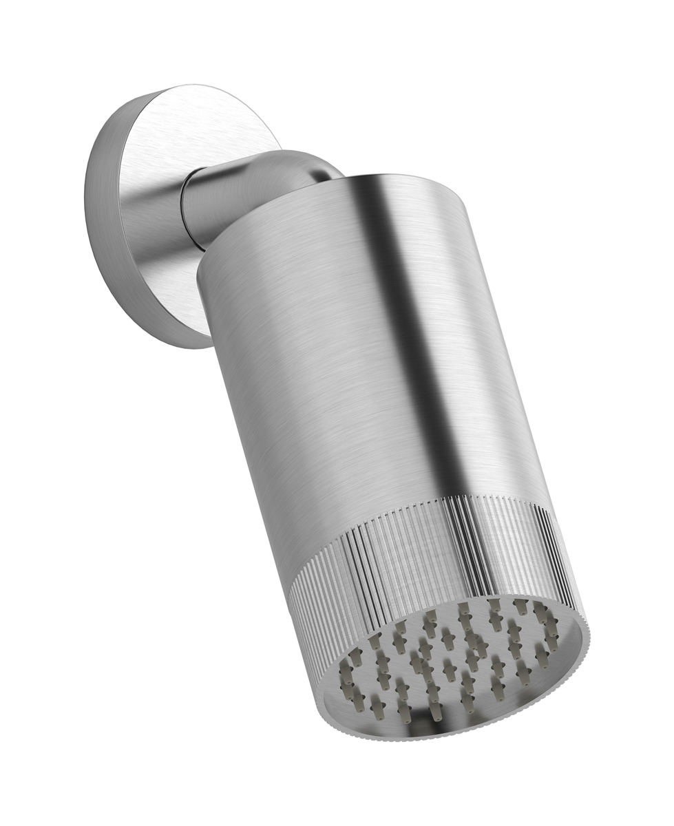 Верхний душ с Кронштейн для душа WE ARE IB vn085mb_2 Brushed Nickel Spot