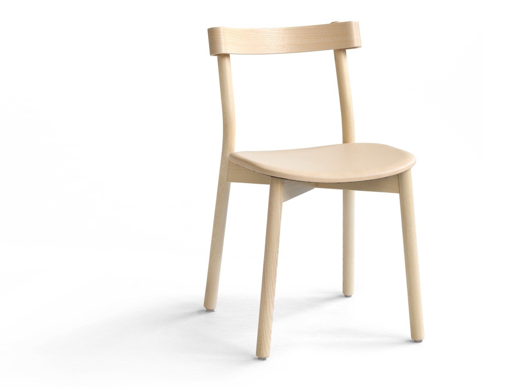 Стул из массива дерева с мягким сиденьем Bla Station натюрморт ARCH-00077540