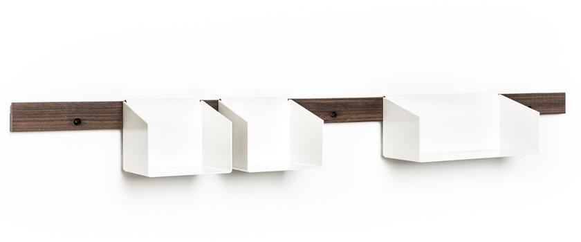 Atelier Belge Деревянная полка с металлическими контейнерами sun-id-1443567 - Вид №2