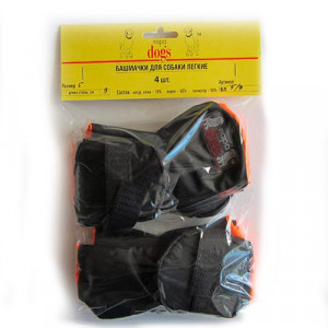 УТ0006435 Башмачки для собак на липучке легкие №5 4шт АНАШКИН