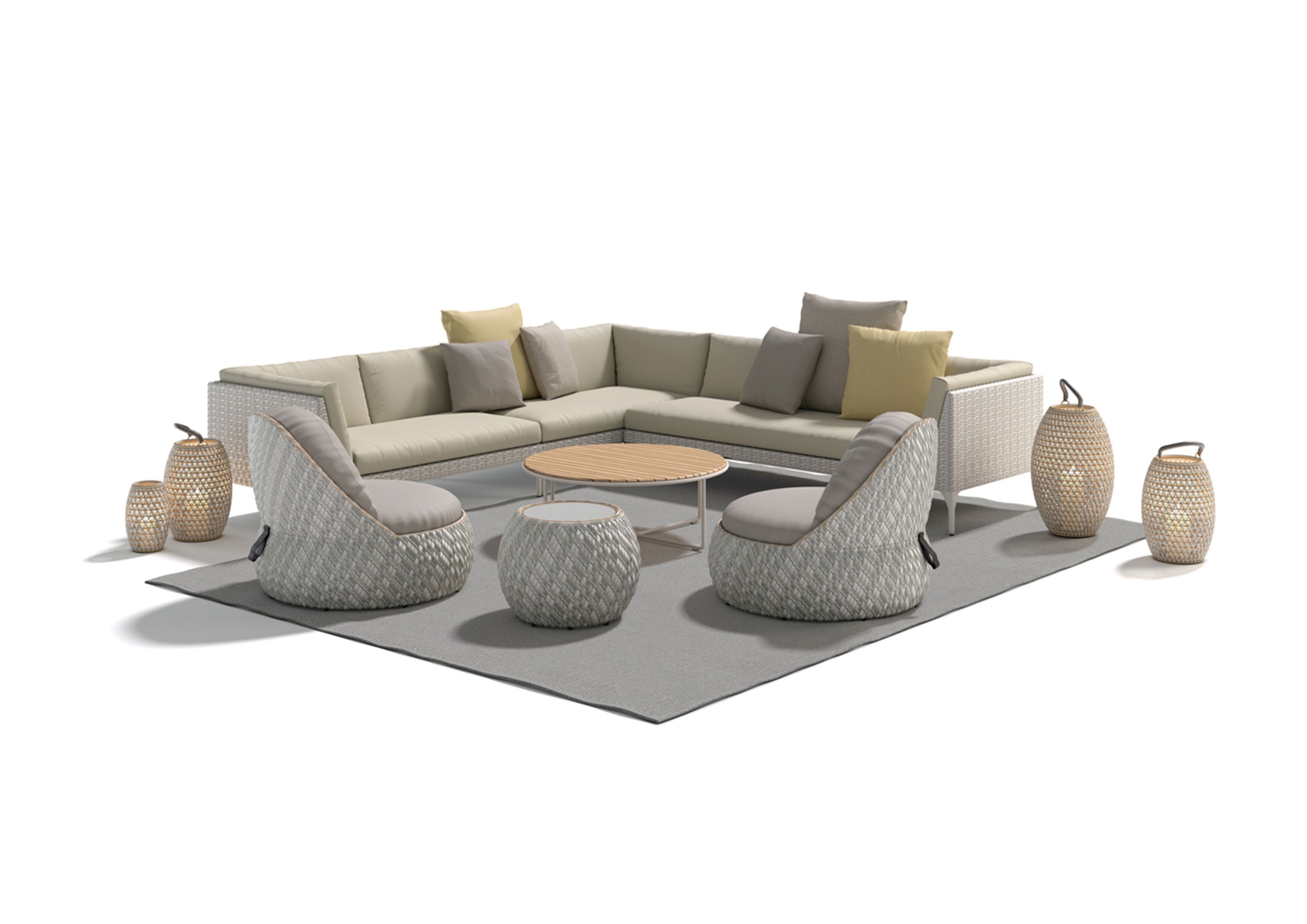 Садовое кресло из синтетического волокна DEDON DALA ARCH-00150583 - Вид №1