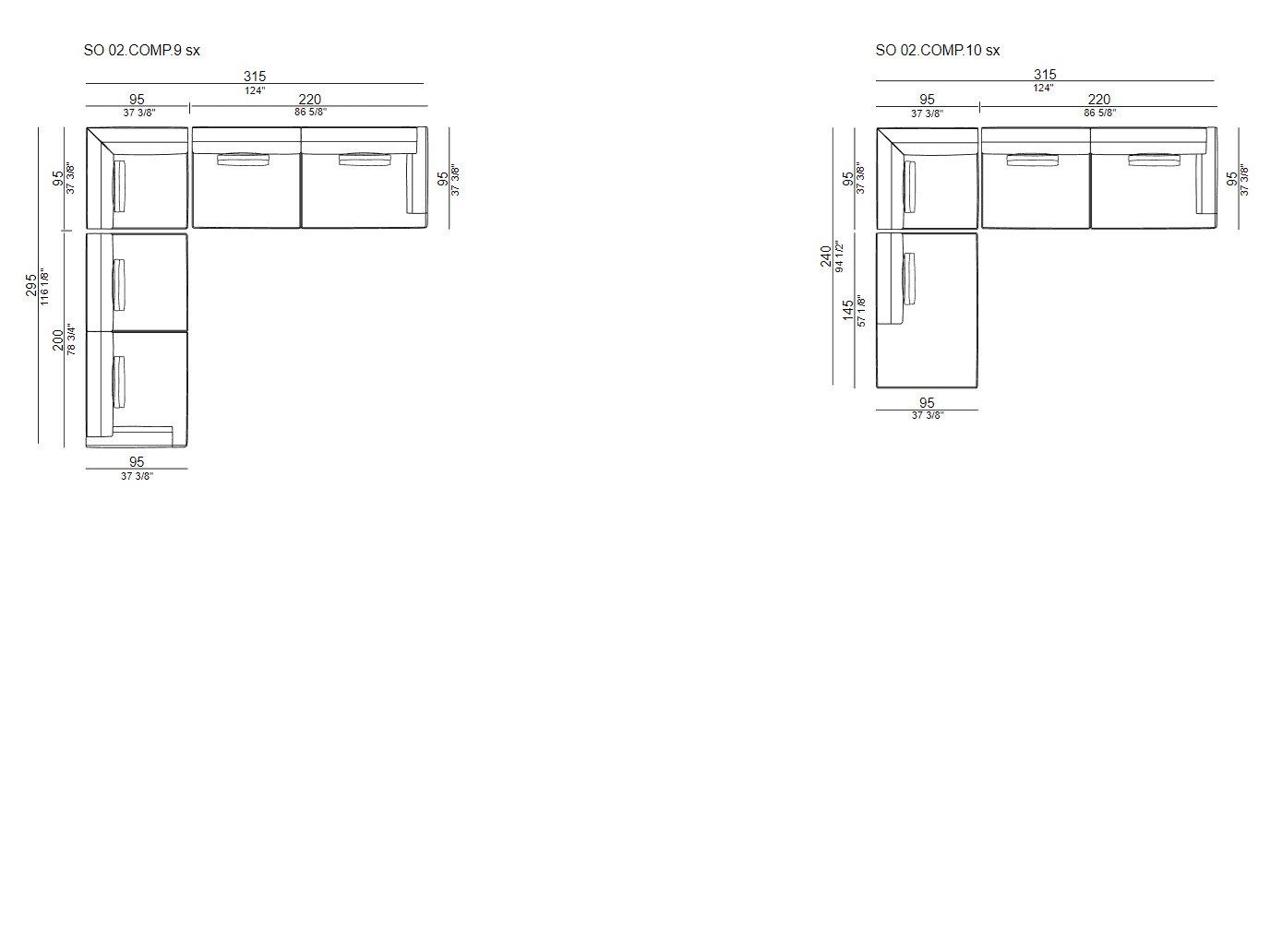 Тканевый диван с полуостровом CASA Италия ARCH-00080366 - Вид №10