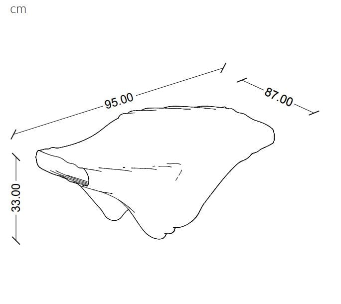 3D печатный пластиковый журнальный столик Mediterranea Design STROMBOLI ARCH-00030506 - Вид №3