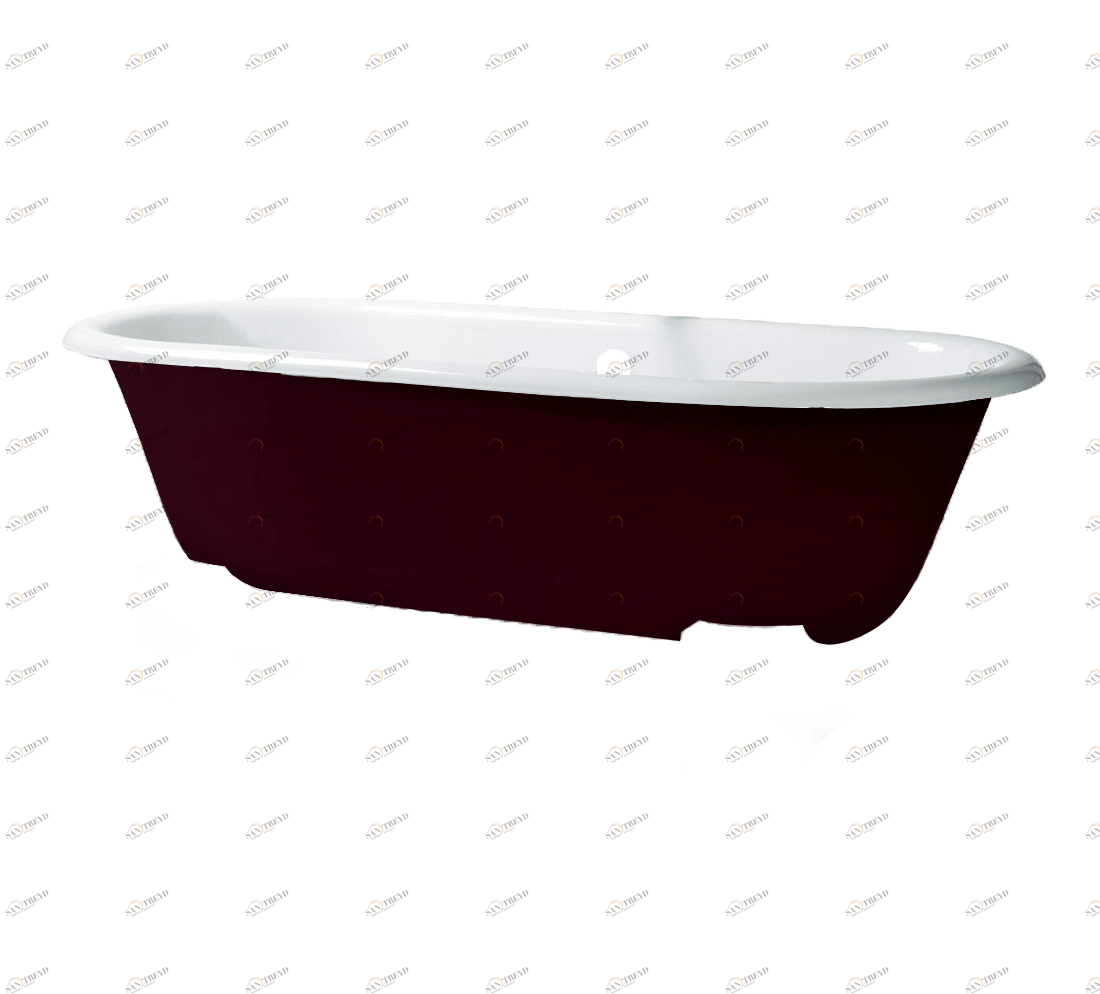 Gentry Home Bexley Cast iron bathtubs with feet Ral 4004 GH100792 