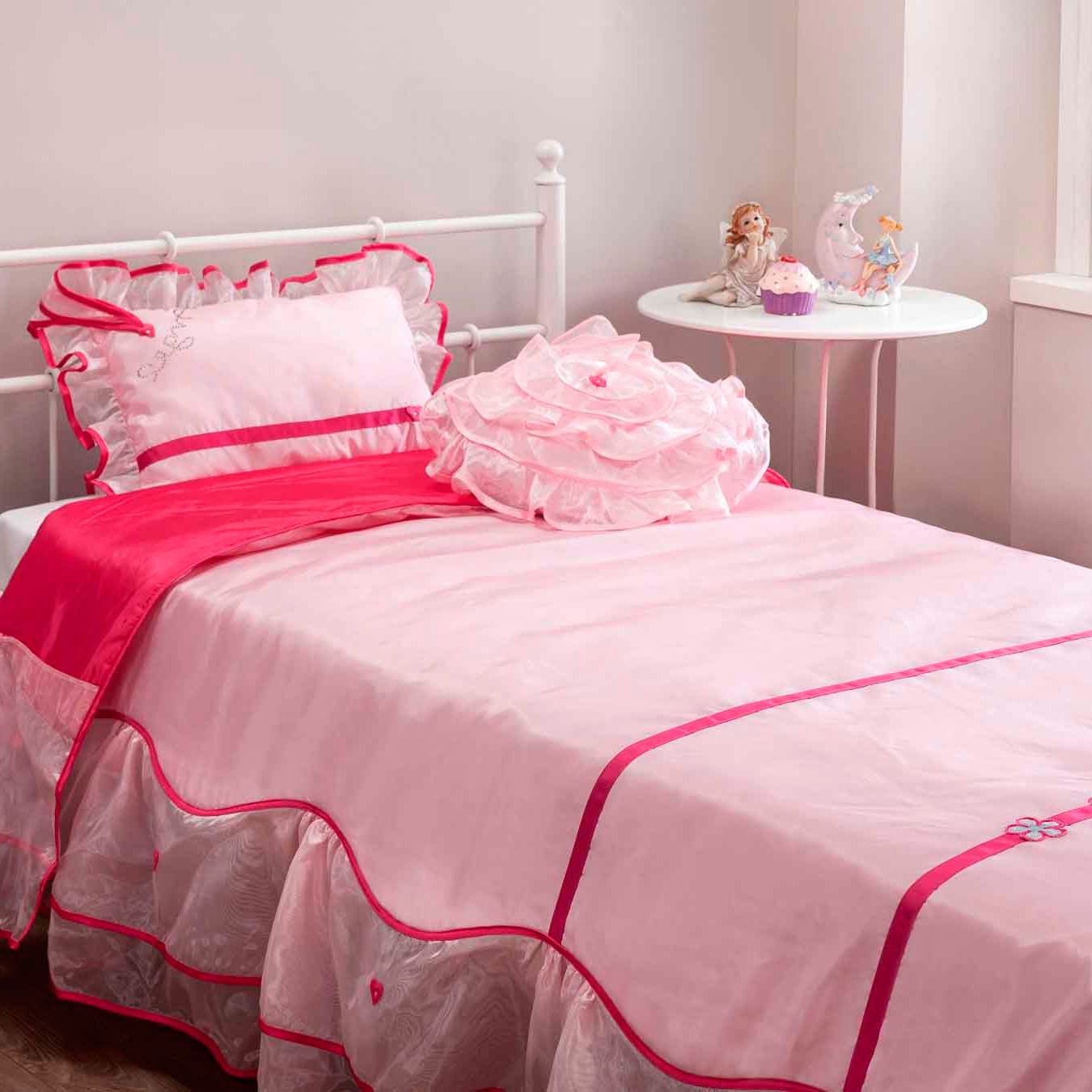 Покрывало детское с подушкой 90х200 см розовое Lady CILEK PRINCESS 00-3832471 Розовый Santreyd - Вид №4