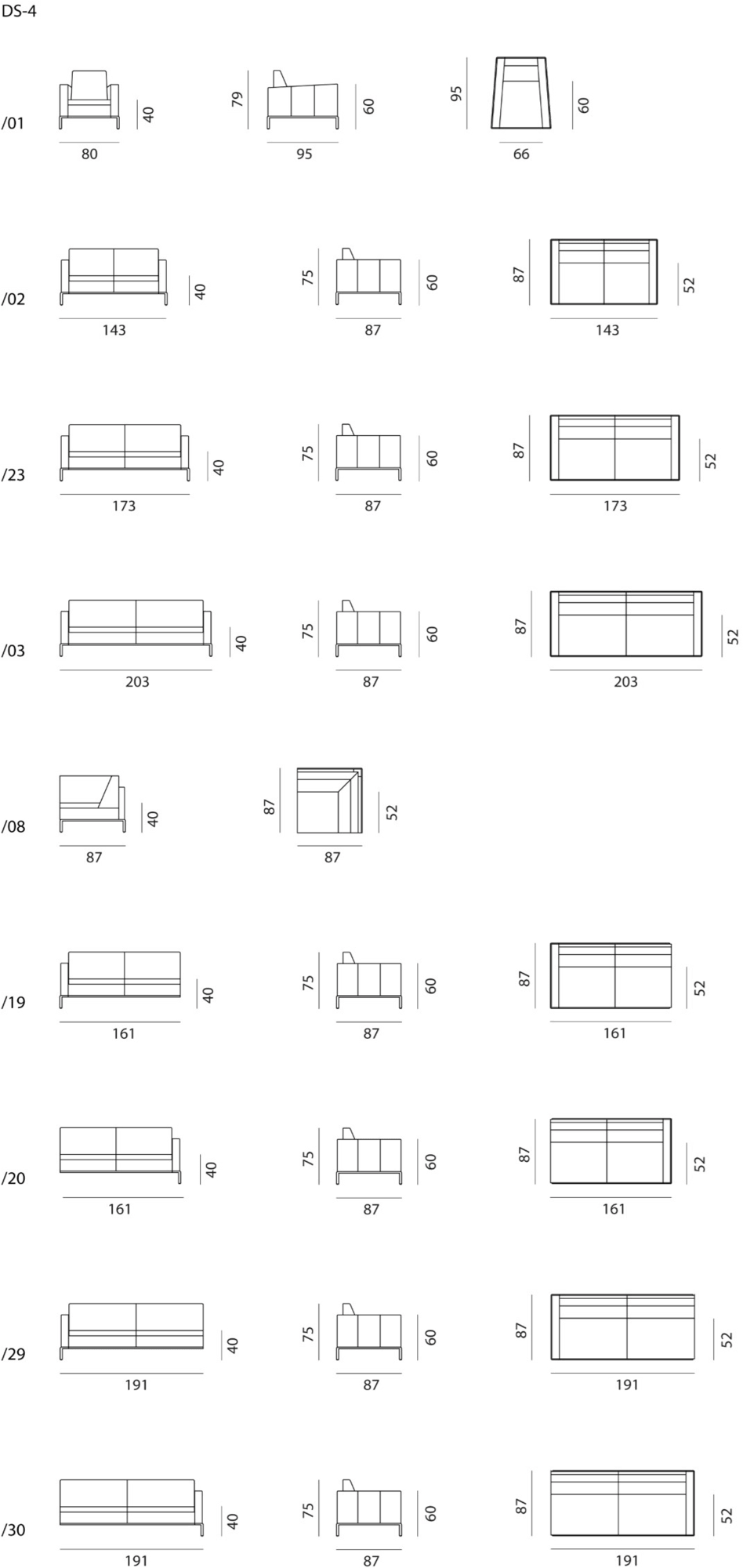 de Sede Кожаный диван Ds-4 sun-id-1388434 - Вид №3