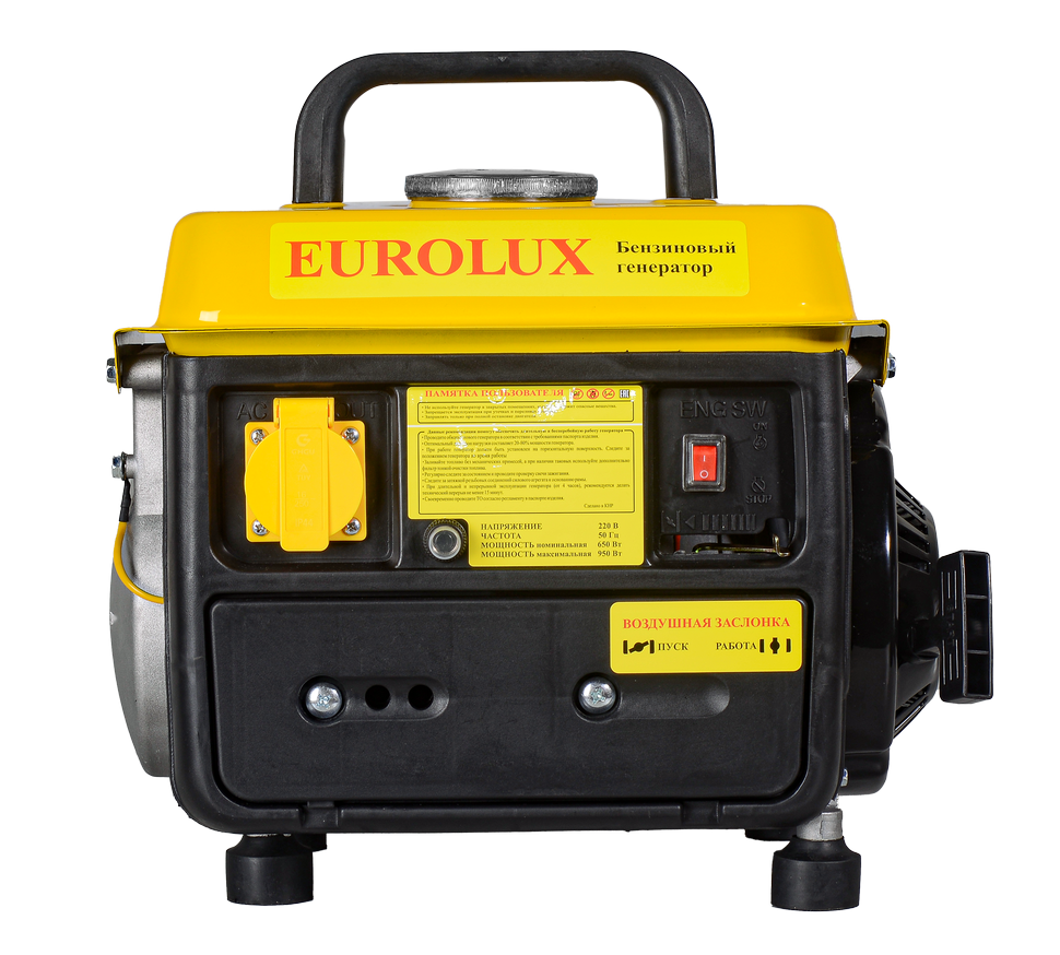 Электрогенератор   бензиновый Eurolux G950A 5481761 STDN-0090626 - Вид №1
