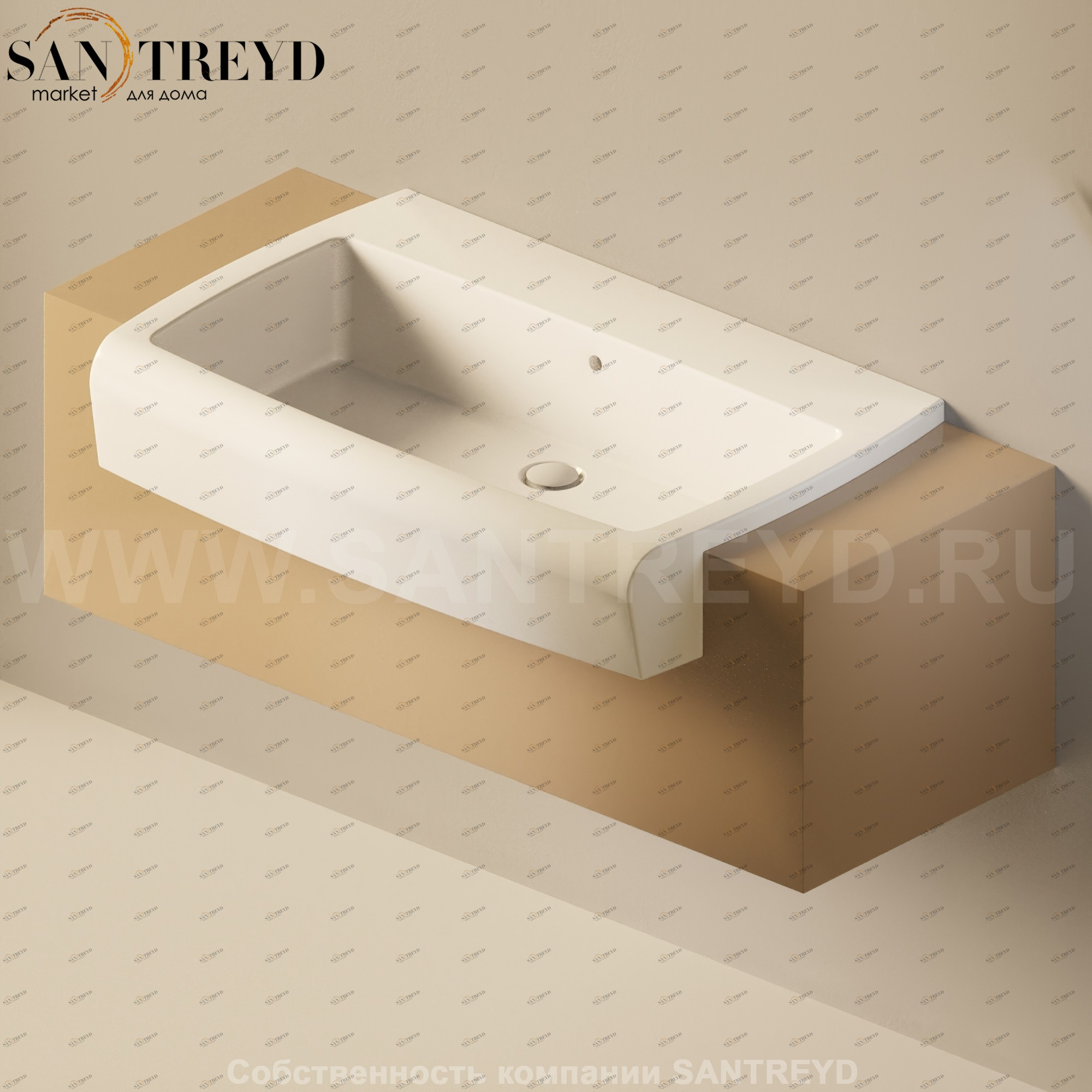 Flaminia UNA Консоль для раковины от 120 до 200 см коричневая UNA90C1.7503 Ceramica Flaminia UNA90C17503